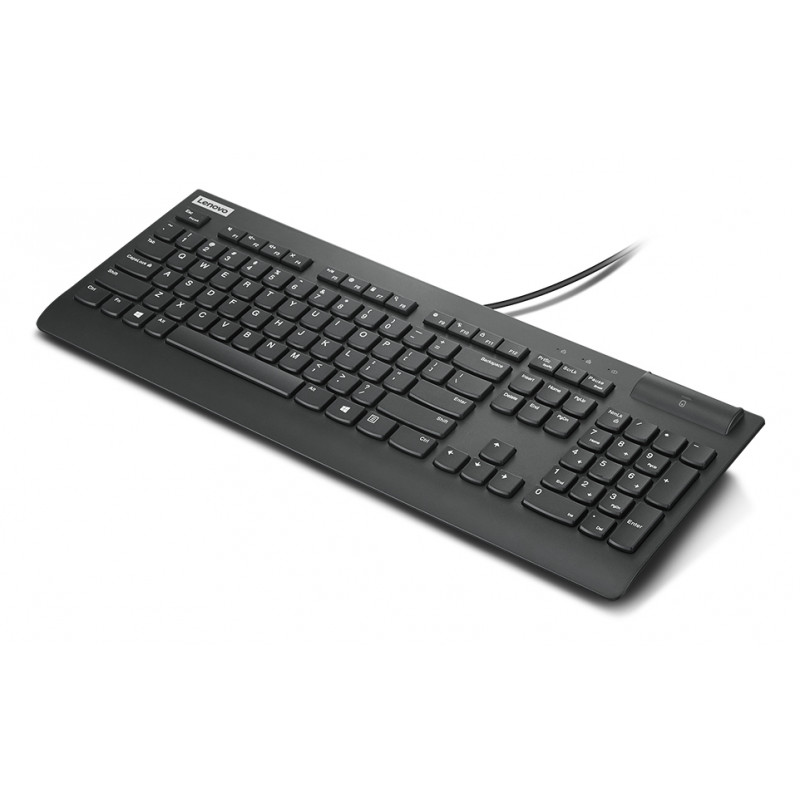 Lenovo Smartcard Wired Keyboard II AI su išmaniosios kortelės palaikymu - U.S. English