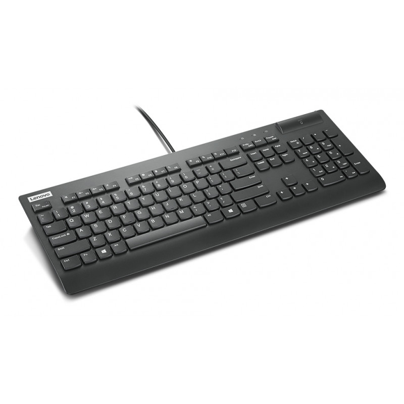 Lenovo Smartcard Wired Keyboard II AI su išmaniosios kortelės palaikymu - U.S. English