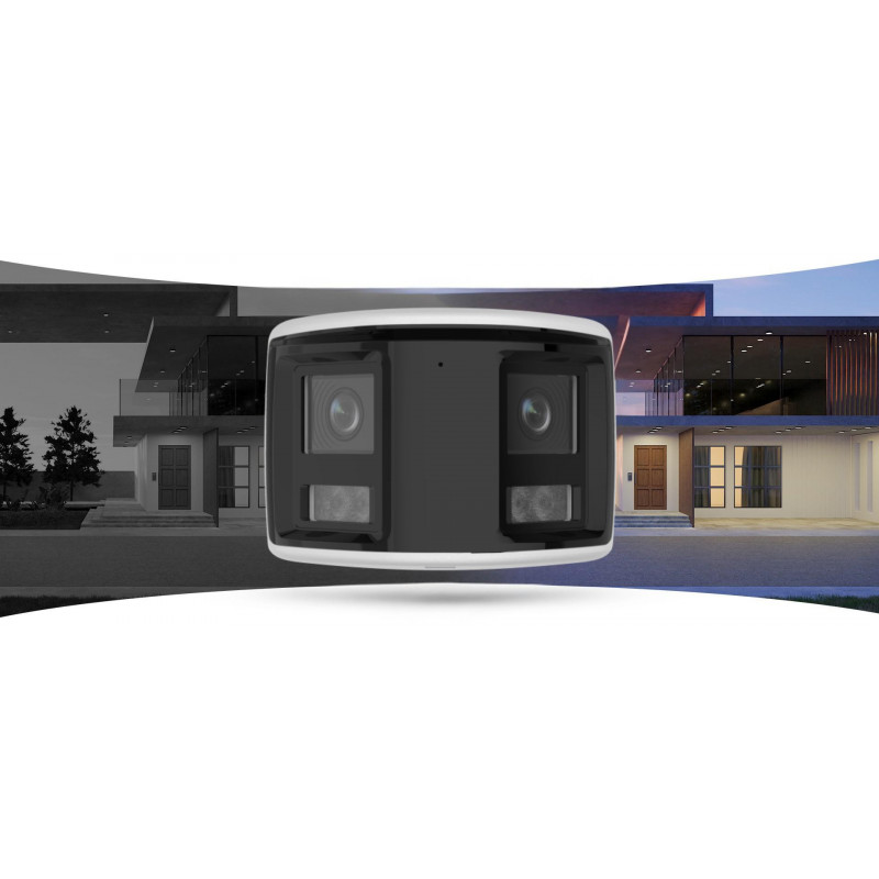 Hilook IP vaizdo kamera IPC-B460HAD-LUF/SL, panoraminė, 6MP, Smart Hybrid šviesa