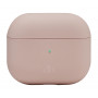 dbramante1928 Costa Rica dėklas belaidėms ausinėms Apple AirPods (3 kartos), perdirbtas plastikas ir silikonas, rožinio smėlio spalvos