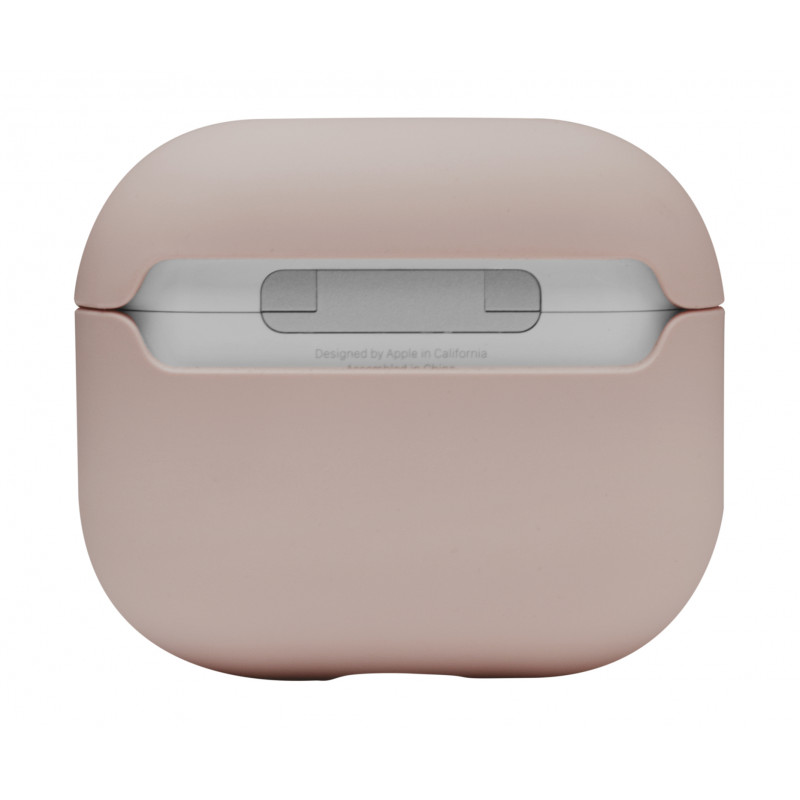 dbramante1928 Costa Rica dėklas belaidėms ausinėms Apple AirPods (3 kartos), perdirbtas plastikas ir silikonas, rožinio smėlio spalvos