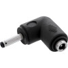 InLine® DC adapteris, 3.5 x 1.35 mm, kištukas/lizdas, kampuotas, juodas