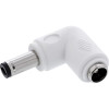 InLine® DC adapteris, 5,5 x 2,5 mm, plug/socket, kampuotas, baltas