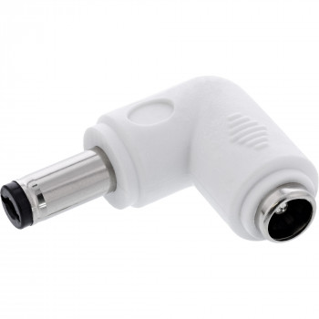 InLine® DC adapteris, 5,5 x 2,5 mm, plug/socket, kampuotas, baltas
