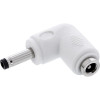 InLine® DC adapteris, 4,0 x 1,7 mm, kištukas/lizdas, kampuotas, baltas