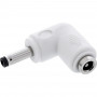 InLine® DC adapteris, 4,0 x 1,7 mm, kištukas/lizdas, kampuotas, baltas