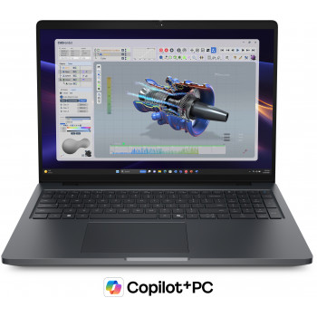 Dell Pro Precision 5 16 PW516261 16 inch WUXGA nešiojamas kompiuteris - Intel Core Ultra 9 386H, 64GB RAM, 1TB SSD, NVIDIA RTX PRO 2000 Blackwell, Windows 11 Pro