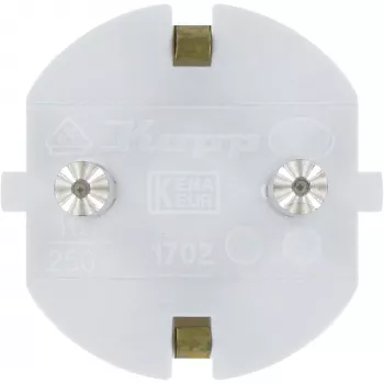 Kopp Schuko kištukas, vientisas korpusas, iki 3x1,5 mm², 16A, 250V~, IP20 (16731N)
