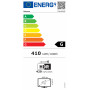 Hisense 75WH80GE 75 inch didelio ryškumo ekranas vitrinoms, 4K UHD, 4000 cd/m², 24/7, Android