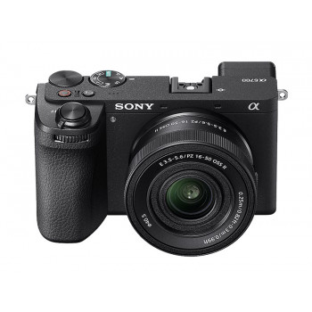 Sony Alpha ILCE-6700 beveidrodis fotoaparatas su SELP 16-50mm objektyvu, juodas