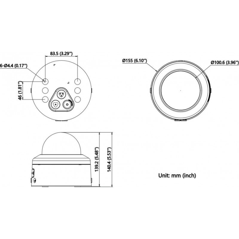 IP kamera Hikvision DS-2CD2766G3-IPTRZSY(2.8-12mm)