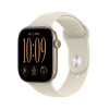 Apple Watch Series 12 GPS 46 mm Light Gold aliuminio korpusas su smėlio spalvos sportine apyranke, S/M