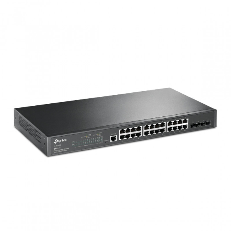 TP-Link Omada SG3428 (JetStream) 24 prievadų gigabitinis komutatorius, 4x SFP, V2.4