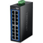 TRENDnet TI-G160 16 prievadų gigabitinis pramoninis komutatorius DIN bėgeliui