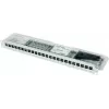 Telegärtner 100007010 19 colių modulių laikiklis, sukomplektuotas, CAT 6a, 1U, pilkas