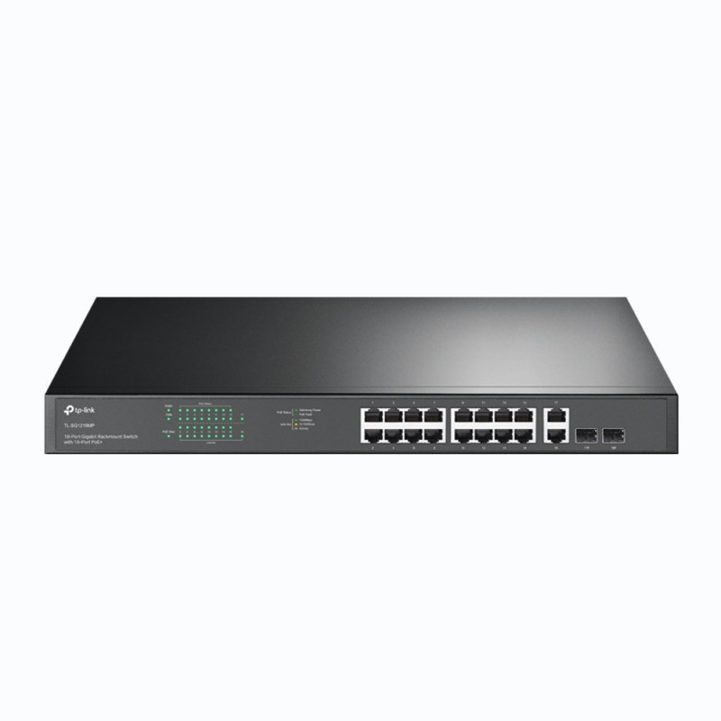 Tinklo komutatorius TP-Link TL-SG1218MP 18 prievadų Gigabit PoE V5.4