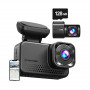 REDTIGER VC70 Wi-Fi 4K + 2.5K vaizdo registratorius su 128GB kortele