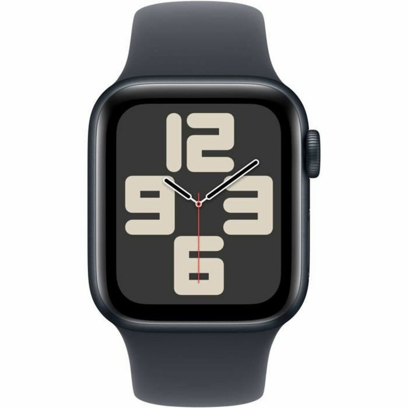Apple Watch SE (GPS) 40 mm, Midnight aliuminio korpusas su Midnight sportiniu dirželiu – S/M