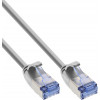 InLine Slim Cat6a U/FTP tinklo kabelis RJ45, 1 m, pilkas