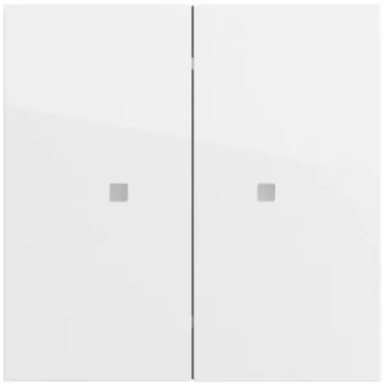 Gira OneKNX System 70 mygtuko klavišas, 2 grupių, grynai baltas (517370)