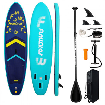 Funwater pripučiama SUP irklenčių lenta 3,5 m, tamsiai mėlyna (SUPFW71A)