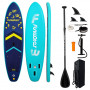 Funwater pripučiama SUP irklenčių lenta 3,5 m, tamsiai mėlyna (SUPFW71A)