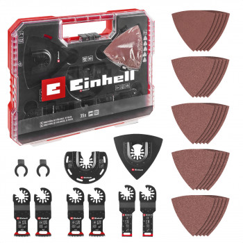 Einhell 708136 daugiafunkcio įrankio priedų rinkinys, 35 dalių, XL-PLUS-CASE dėkle