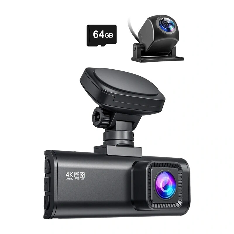REDTIGER F7N (64G) WiFi 4K + 1080p automobilio vaizdo registratorius