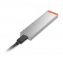 Lenovo PS8S 2TB nešiojamas išorinis SSD, USB 3.2 Gen 2, USB-C, vėsiai pilkas (4XB1T88413)