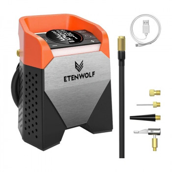 Etenwolf S5 akumuliatorinis padangų pripūtimo kompresorius, 11,03 bar, 15 600 mAh