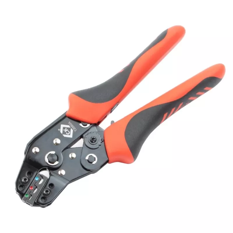 C.K Tools T3680A suspaudimo replės izoliuotiems kabelių jungiamiesiems elementams, 0,25-2,5 mm²