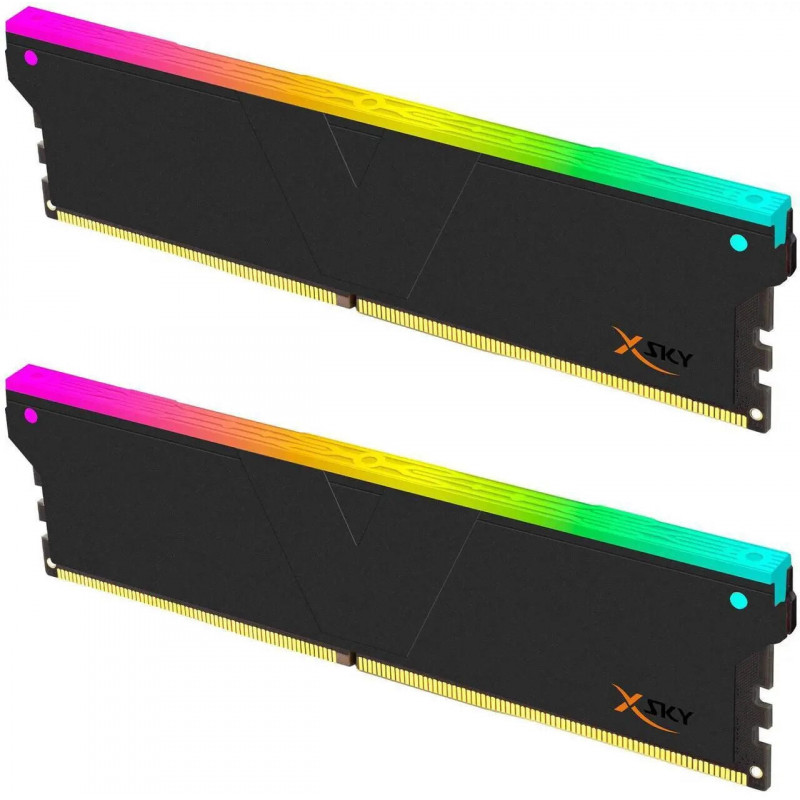 V-Color Manta XSky DDR5-6000 RAM, CL28, EXPO - 32 GB dvigubas rinkinys, juodas