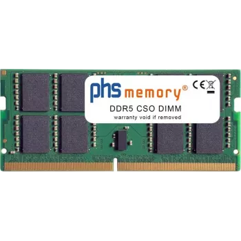 PHS-memory 16GB RAM atmintis, suderinama su Asus VivoBook X1404MA-EB159W DDR5 CSODIMM 6400MHz PC5-51200S