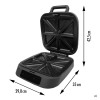 Gastroback 42469 Snack Station 4XL Advanced sumuštinių keptuvė