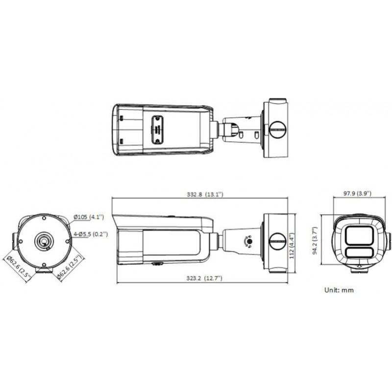 Hikvision DS-2CD2643G2-LIZS2U(2.8-12mm) PL IP apsaugos kamera, 4 MP