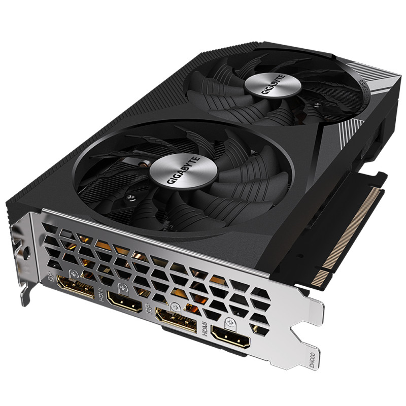 Gigabyte GeForce RTX 3060 WINDFORCE OC 12G vaizdo plokštė - 12GB GDDR6, 192-bit, PCIe 4.0 x16, 2x HDMI, 2x DisplayPort (GV-N3060WF2OC-12GD)