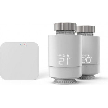 Hama Smart Wi-Fi šildymo valdymo rinkinys su 2 išmaniaisiais radiatorių termostatais ir šildymo centru