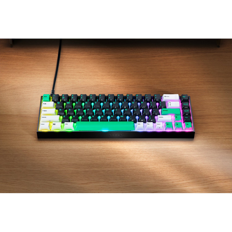 Razer Reclusa X Mini 65% mechaninė žaidimų klaviatūra, laidinė, US, Razer Mechanical Switches Gen-3 (Tactile), juoda