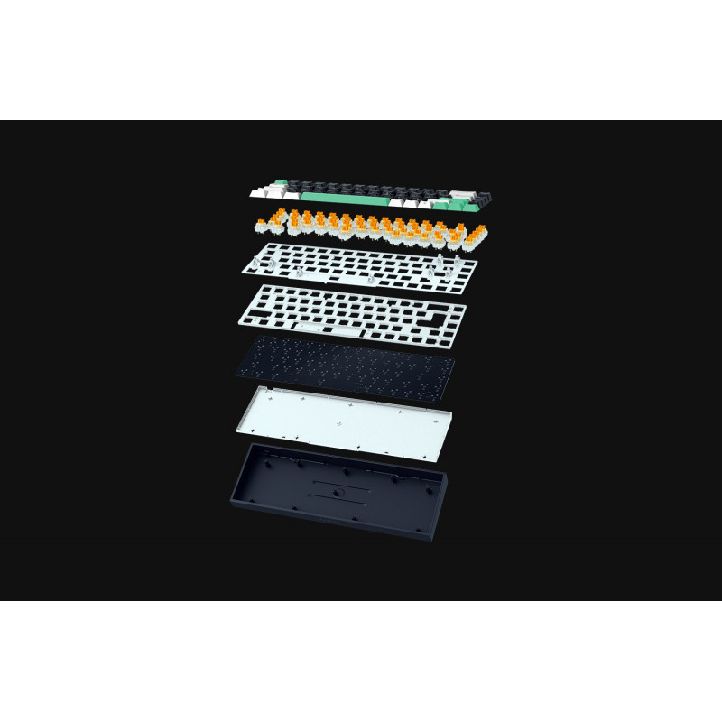 Razer Reclusa X Mini 65% mechaninė žaidimų klaviatūra, laidinė, US, Razer Mechanical Switches Gen-3 (Tactile), juoda