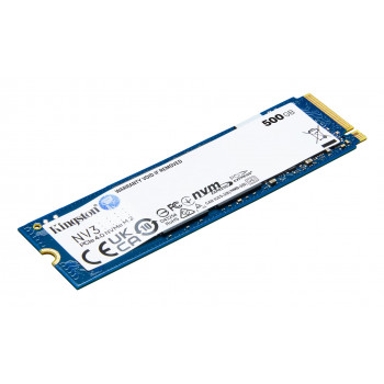 Kingston NV3 500GB M.2 2280 PCIe 4.0 x4 NVMe vidinis SSD (SNV3S/500GBK)