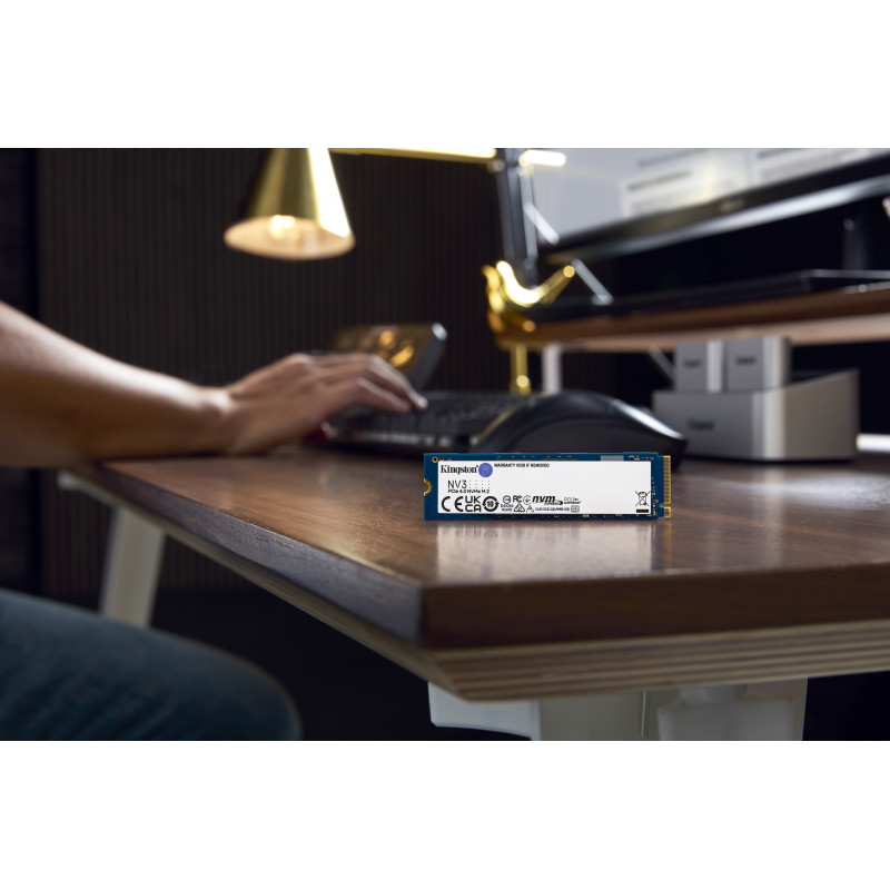 Kingston NV3 500GB M.2 2280 PCIe 4.0 x4 NVMe vidinis SSD (SNV3S/500GBK)