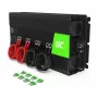 Green Cell įtampos keitiklis 24 V į 230 V, 3000 W/6000 W, modifikuota sinusinė banga (INV27)