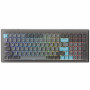 Ducky Cushion 98 žaidimų klaviatūra, 96%, US išdėstymas (ANSI), Shush raudoni jungikliai - Nickel (DKCUS2598-DSUSPHCC3H1)
