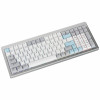 Ducky Cushion 98 žaidimų klaviatūra, 96%, US išdėstymas (ANSI), Shush žali jungikliai - sidabrinė (DKCUS2598-DDUSPHCC4S1)