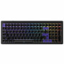 Ducky Cushion 98 žaidimų klaviatūra, 96%, US išdėstymas (ANSI), Shush žali jungikliai - matinė juoda