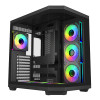 FSP U580 ARGB ATX Ultra bokštas žaidimų korpusas – juodas