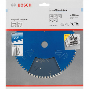 Bosch Expert for Aluminium diskinio pjūklo diskas Ø 210 mm, 72 dantys, anga 30 mm (2608644105)