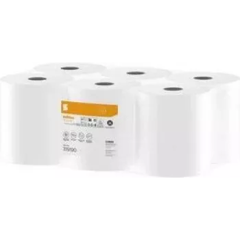 Satino by Wepa HiCycle rankšluosčių ritinys, 2 sluoksnių, 138 m, 100% perdirbtas, aukšto baltumo, vaflinis įspaudimas, 6 vienetų paketas (319190)