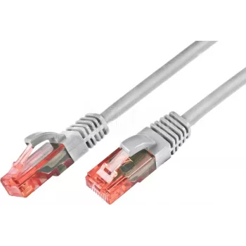 Wirewin Cat6 U/UTP komutacinis kabelis, 30 m, pilkas