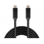Vivolink USB kabelis USB-C – USB-C, 1,8 m, juodas